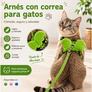 Arnés con Alas para Gato