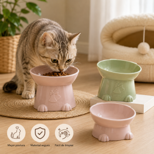Plato de Altura para Gatos