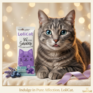 Paleta Lolicat para Gatos Pollo Con Arandanos 1.5 gr. Gerolamo