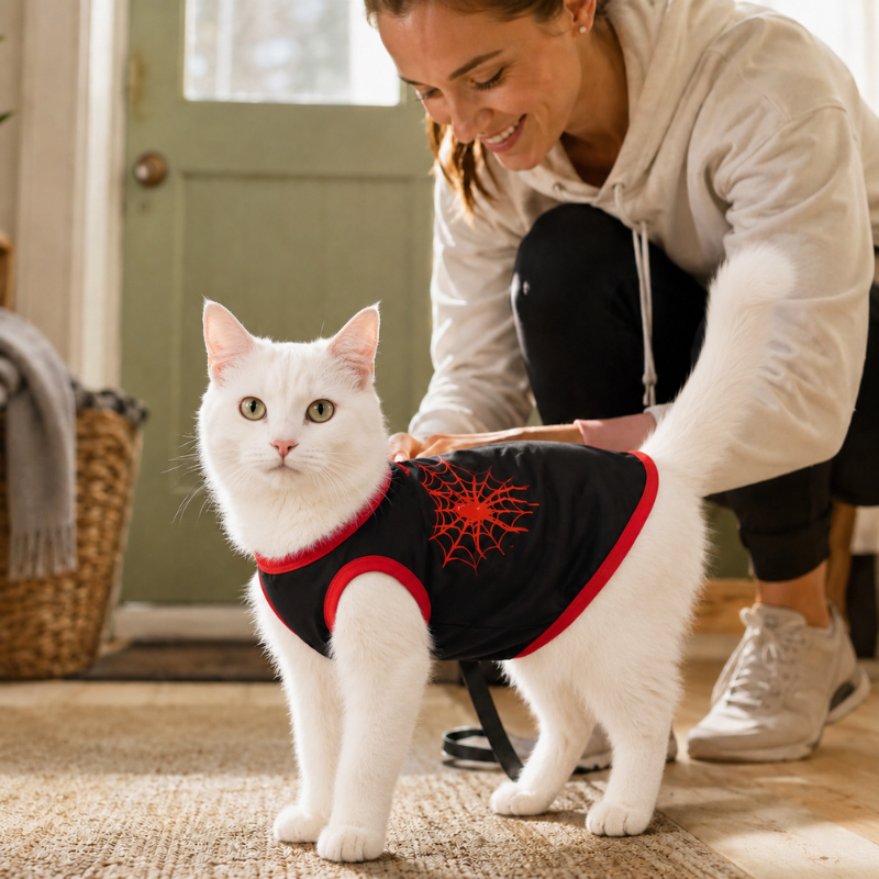 Camiseta para Gatos y Perros ligero de Verano