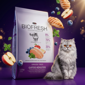 Alimento Gatos Adultos Biofresh 1.5 kg.