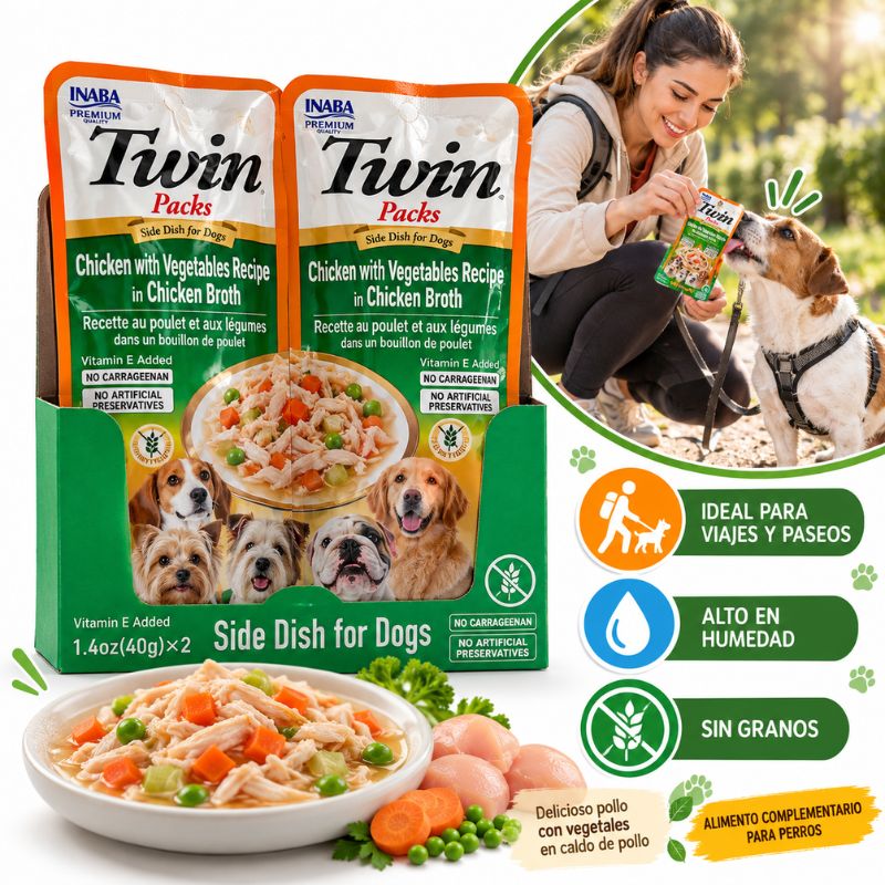 Twins Packs DOG POLLO VEGETALES