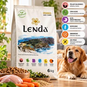 LENDA Alimento Perro Adulto Sabor a Pollo 6 kg.