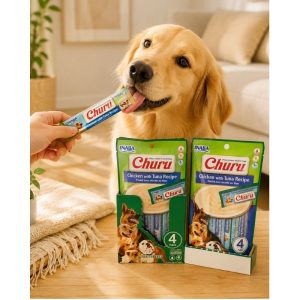 Churu para Perros sabor Pollo Atún (4 tubos)