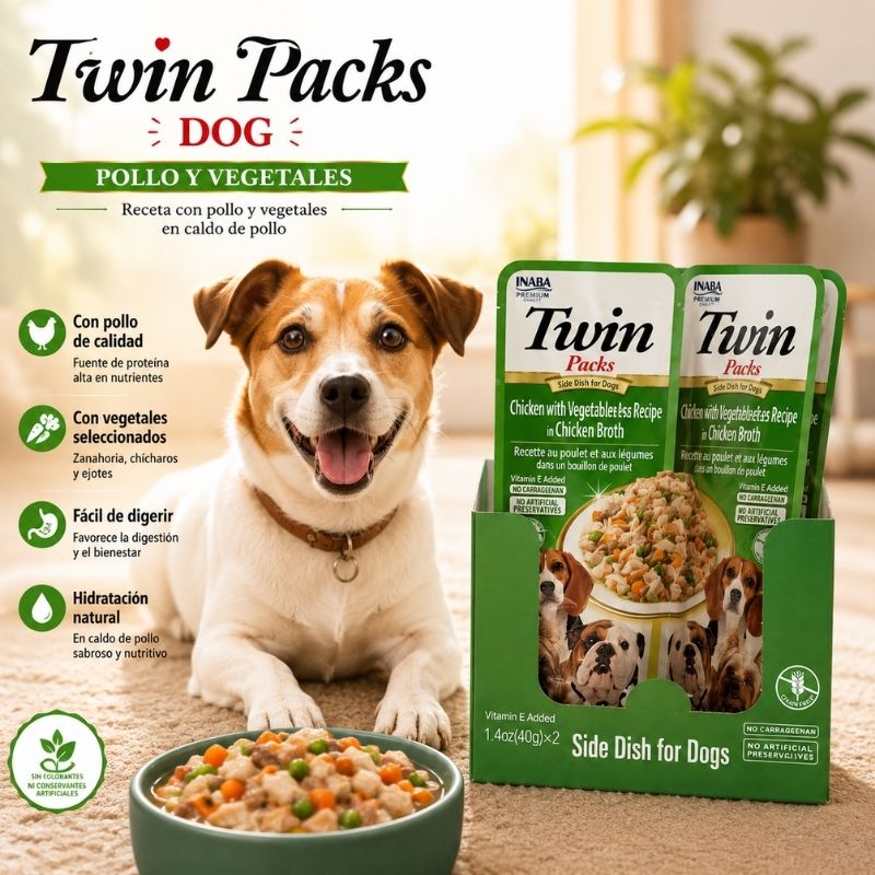 Twins Packs DOG POLLO VEGETALES