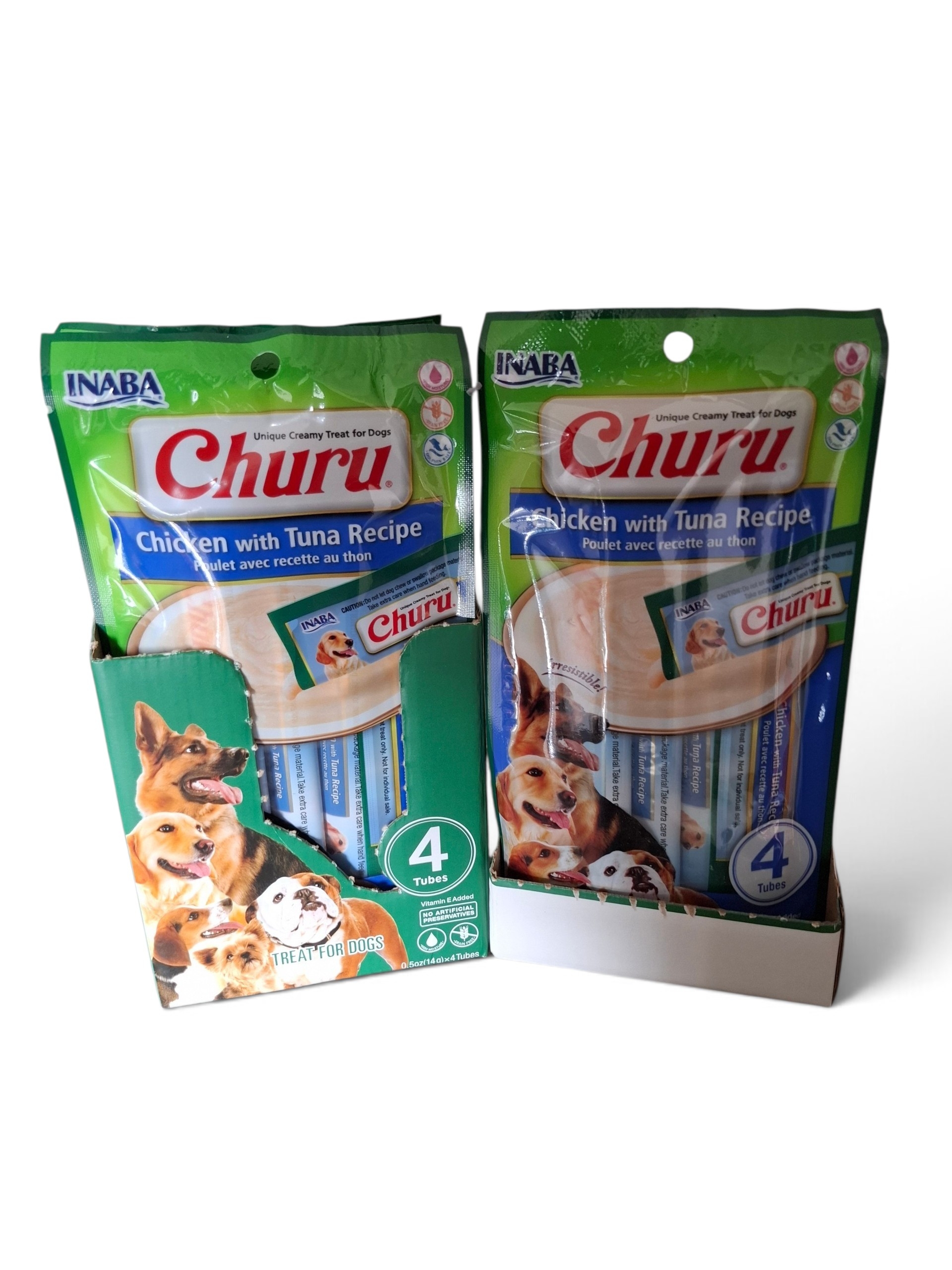 Churu para Perros sabor Pollo Atún (4 tubos) - Imagen 2
