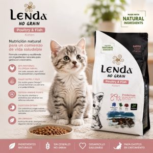 Alimento Kitten Poultry & Fish LENDA 2kg