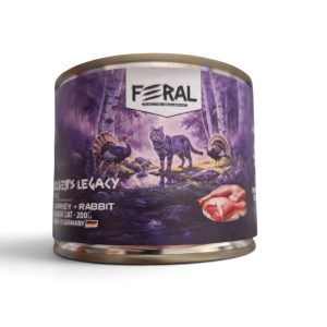 Alimento Húmedo Gato Senior 200 gr. Pavo y Conejo Feral