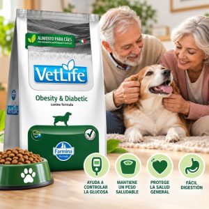 Vet Life Obesity & Diabetic para Perros