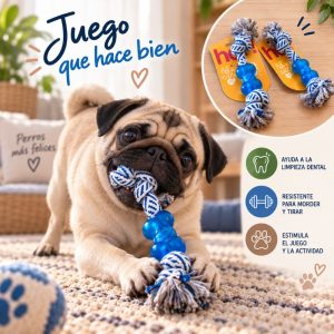 Juguete Cuerda Celeste 31 cm. HEY!