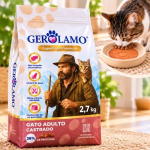 Gerolamo Gato Castrado 2,7 kg.